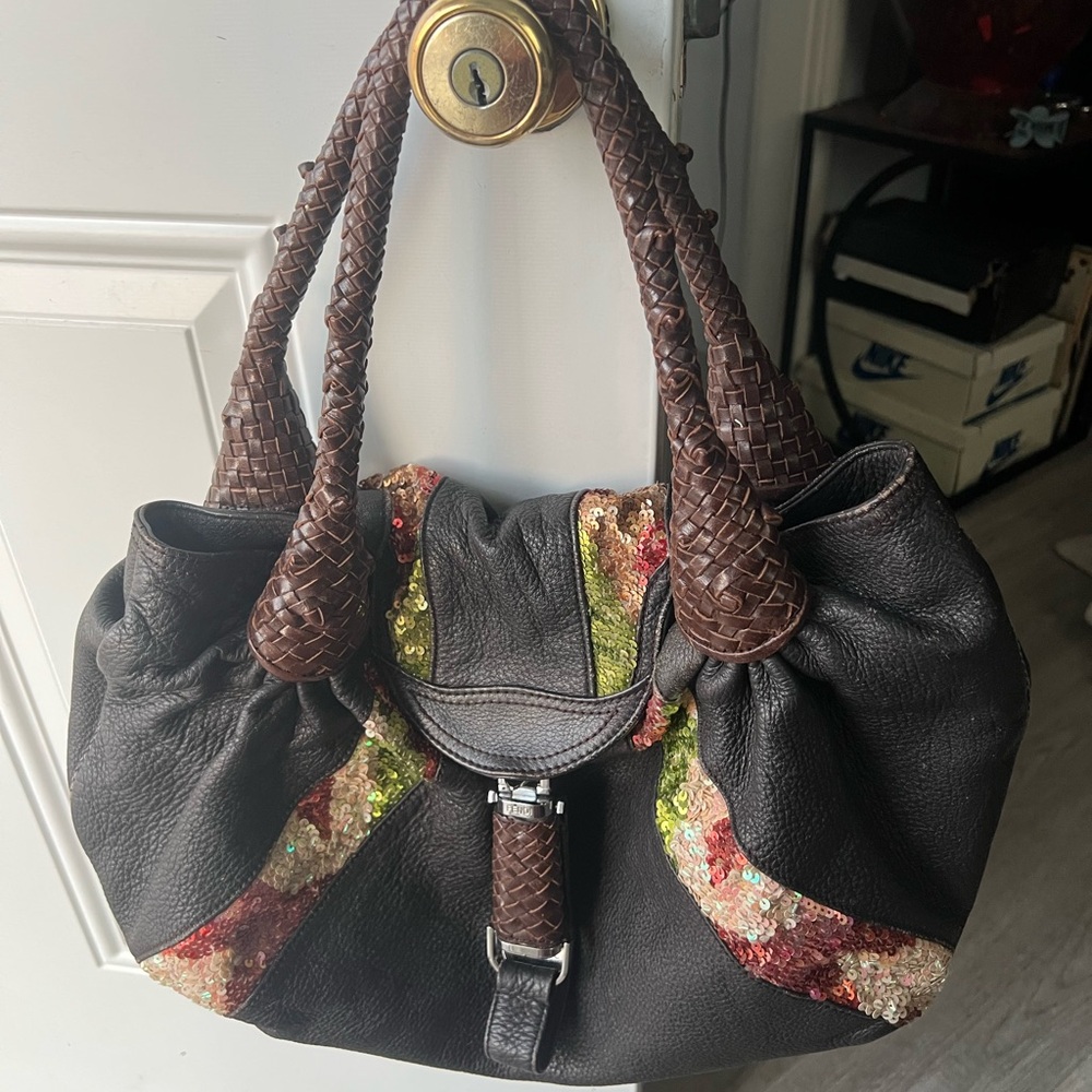 Fendi spy embellished Sequin  Bag